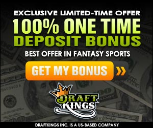 Draftkings 100% Bonus Offer